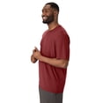 thumbnail image 6 of Hanes Moves Men's Short Sleeve Performance Tee Cardinal Red 2XL, 6 of 8