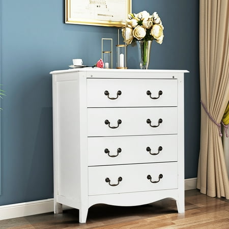 4 Drawers Chest Dresser Organizer Storage Cabinet Bedroom 4 Drawers Chest Dresser Organizer