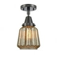 thumbnail image 1 of Innovations Lighting - Chatham - 6 Inch 3.5W 1 LED Flush Mount  Matte Black, 1 of 1