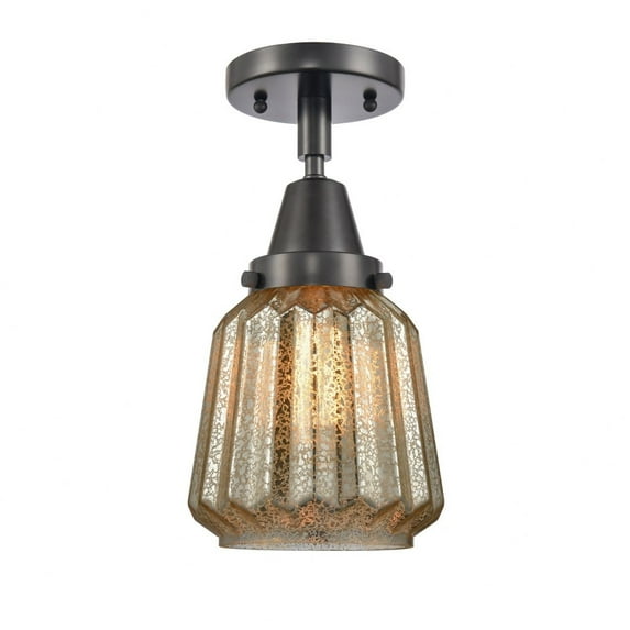 Innovations Lighting - Chatham - 6 Inch 3.5W 1 LED Flush Mount Matte Black