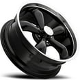thumbnail image 2 of 17x7 American Muscle 142 Legend 5 Black Machined Wheel 5x4.75 (6mm), 2 of 2