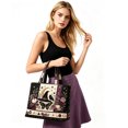 thumbnail image 4 of Women's Reusable Shopping Bag,Halloween Pumpkin Handbag for Outdoors, Vacations, Travel Tote Bags, 4 of 8