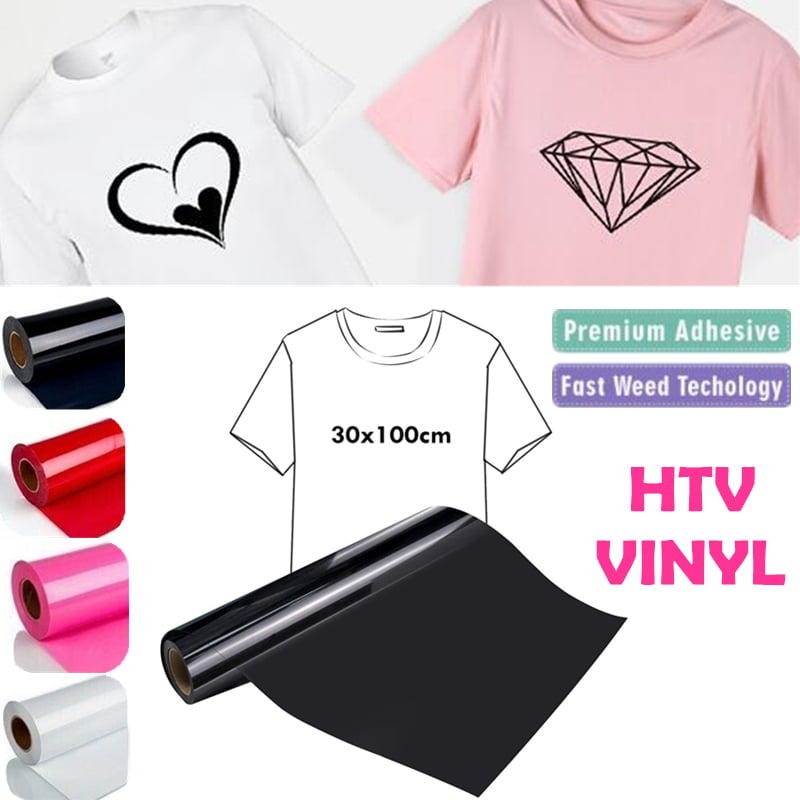 Details about   30*100cm T Shirt Flex Vinyl Heat Press Garment Clothing Transfer Textile PU HTV 