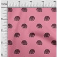 thumbnail image 1 of oneOone Tissu Popeline de Coton Imprimé Bloc Éléphant au Mètre 42 Pouces de Large, 1 of 4