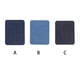 thumbnail image 4 of Inteprter Pack of 12 Denim Patch DIY Decoration Repair Self-adhesive Set Jeans Clothing Pants Outside Patches Inside for Shirt Jacket Tela de costura y artesanía Azul oscuro 12.5*9.5 cm Inteprter HA2627-02B, 4 of 6