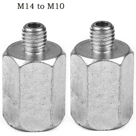 

Goodhd 2Pcs M10 M14 Adapter Angle Grinder Polisher Thread Drill Bit Interface Converter
