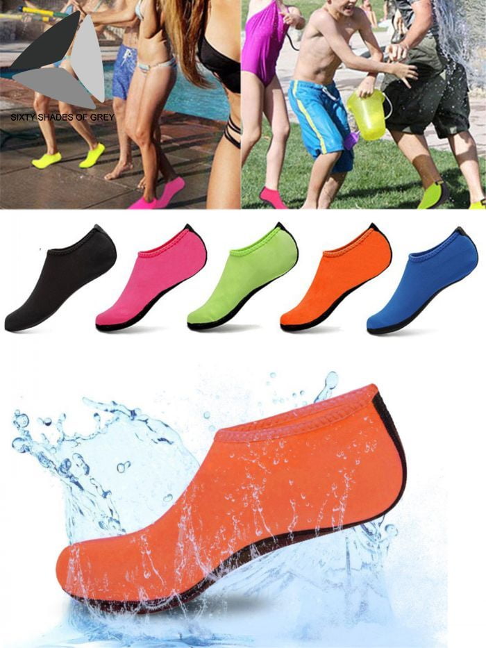 eleganceoo Boys and Girls Barefoot Swim Water Skin Shoes Aqua Socks for Beach Swim Pool 