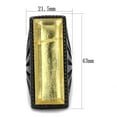 thumbnail image 2 of VL118 - IP Black(Ion Plating) Stainless Steel Ring with Synthetic Synthetic Stone in Citrine Yellow, 2 of 4