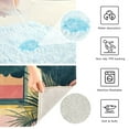 thumbnail image 3 of Yayeee Bath Rug for Bathroom Floor Non Slip Rectangle Fluffy Soft Absorbent Mat, 16"x24", Pink Sunset, 3 of 7