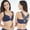 Navy, variant on Ozmmyan Wirefree Bras for Women ,Plus Size Front Closure Lace Bra Wirefreee Extra-Elastic Bra Adjustable Shoulder Straps Sports Bras 34C-52D, Summer