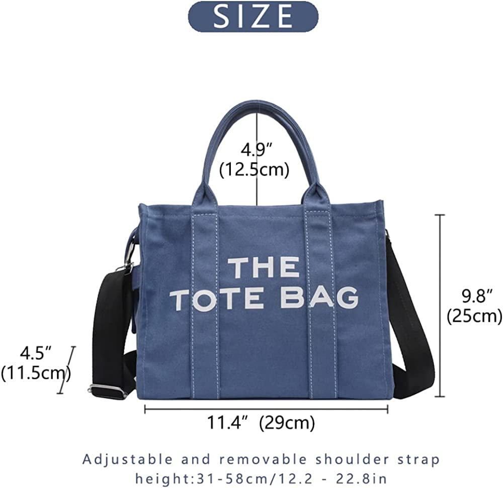 Travel Canvas Tote Bags for Women - Utility Aesthetic Tote Bag Trendy  Luxury Top-Handle Shoulder Crossbody Handbag Purse