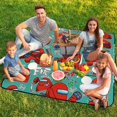 thumbnail image 2 of Gaming Among-Us Imposter Crewmate Picnic Blankets,59x59 Waterproof Picnic Mat,Beach Blanket,Foldable Camping Blanket Portable with Carry Strap for Beach Mat Outdoor Camping Party, 2 of 4