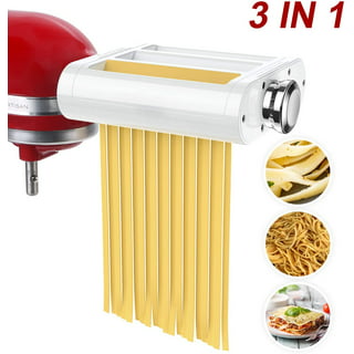 Electric Pasta Maker Attachment Dough Roller for All Kitchenaid Mixers,  Noodle Ravioli Dumpling Maker with 8 Different Thicknesses Setting, Kitchen  Aid Mixer Ac… in 2023