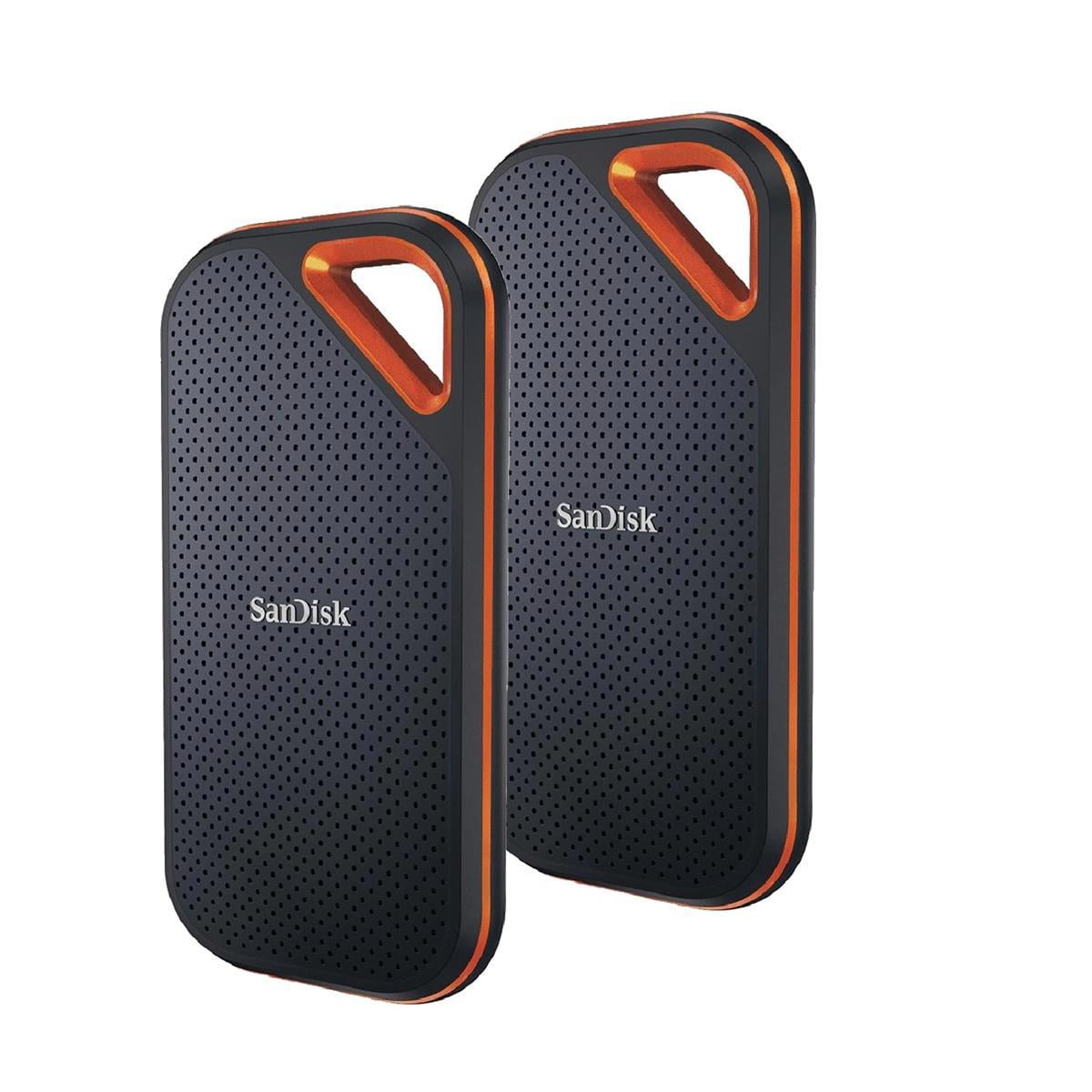 SanDisk 2TB Extreme V2 Portable SSD Storage, Black SanDisk 2TB Extreme V2 Portable SSD Storage, Black