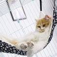 thumbnail image 4 of Hanging Cat Hammock, Pet Hammock for Cage, Adjustable Cat Bed Two Sides Comfortable/Waterproof Resting Sleepy Pad for Cats Small Dogs Rabbits or Other Small Animals, 4 of 5