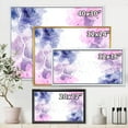 thumbnail image 4 of Designart 'Pink and Purple Abstract With Colorful Splashes I' Modern Framed Canvas Wall Art Print, 4 of 5