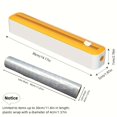 thumbnail image 4 of AMERTEER Dual Function Kitchen Storage Box & Cutter - Heavy-Duty Two-Way Cutter for Cling Film  Aluminum Foil  Baking/Parchment/Wax Paper - Built-in Cutting Blades  Space-Saving Counterto, 4 of 6