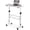 White, variant on Small Standing Desk Adjustable Height, Mobile Stand Up Desk with Wheels, 32 Inch Portable Rolling Desks Conference Room Tables for Walking Pad Treadmill White