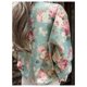 thumbnail image 4 of Jersey tipo cárdigan SOLY HUX para mujer con estampado floral verde M, 4 of 5