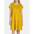 thumbnail image 4 of Vestido de punto de algodón con capas para mujer de Time and Tru, tallas XS a XXXL, 4 of 5