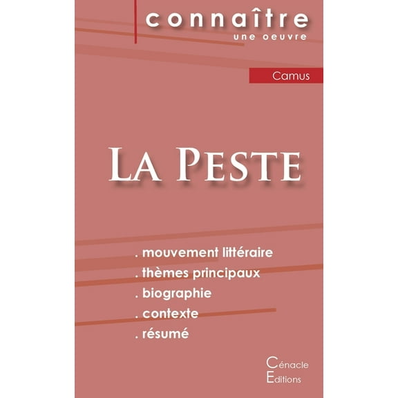 Fiche de lecture La Peste de Albert Camus (Analyse littÃ©raire de rÃ©fÃ©rence et rÃ©sumÃ© complet), (Paperback)