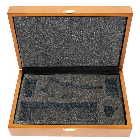 Paasche P-178 Étui en Bois de Luxe pour Brosses Aériennes H, SI, VL, TS & TG