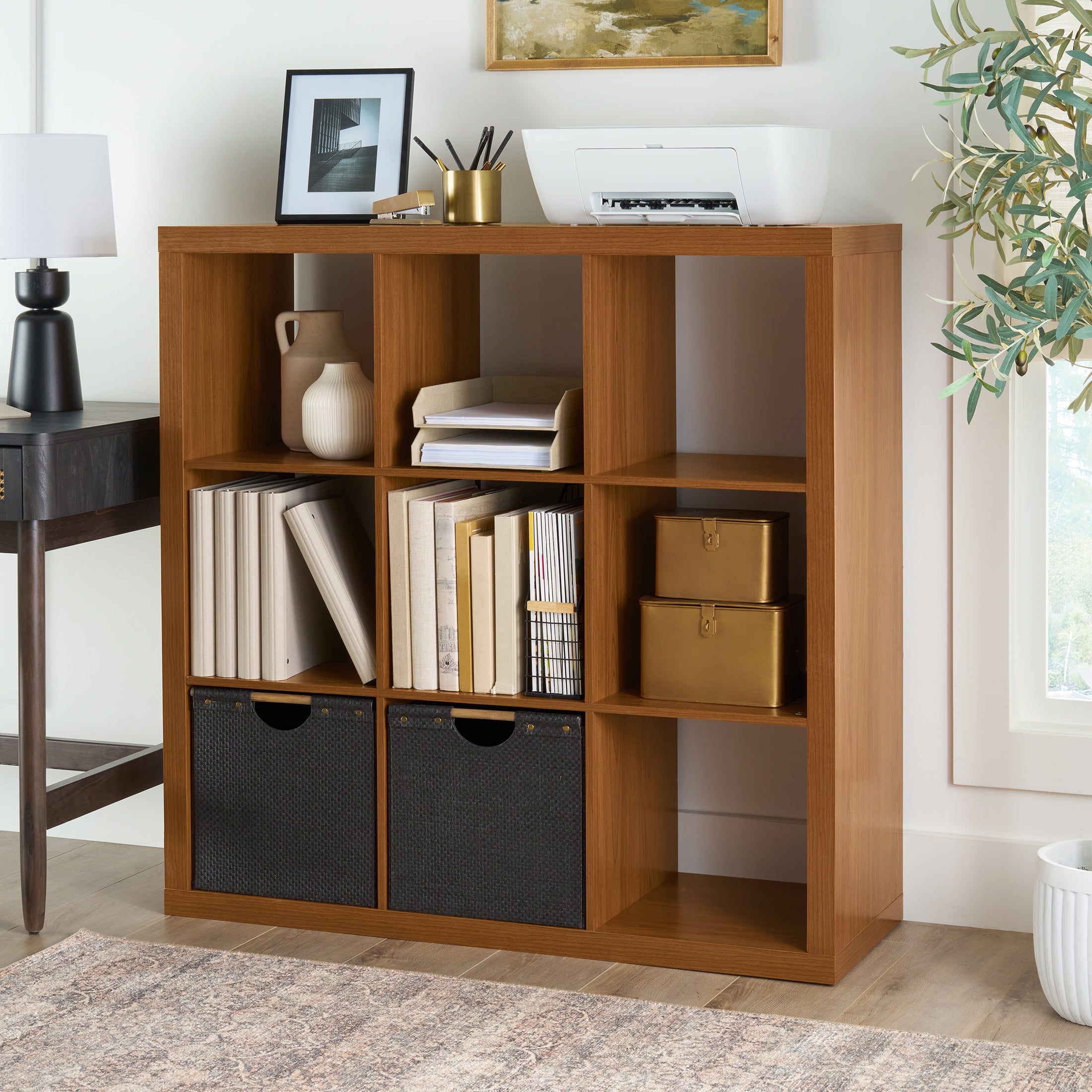 Better Homes & Gardens 9 Cube Storage Organizer, Acorn