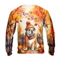 thumbnail image 2 of Happy Thanksgiving Bulldog Give Thanks Fall Beanie Scarf Welcome All Over Print 3D Sweatshirt Unisex Merch Dog Lover Gifts Idea - 00020, 2 of 6