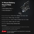 thumbnail image 2 of Placa de batería plegable SMALLRIG con montaje en V para Sony FX3/A7 IV/A7S III, para Canon R5/R6, p, 2 of 8