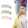 thumbnail image 3 of Galaxy Silicone Bag Handle, Portable Shopping Bag Handle, 3-Pack Anti-Bag Bag, Pink Green Blue, 3 of 5