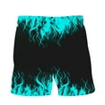 thumbnail image 6 of Beach Swimming Shorts Men,Men's Swim Trunks Quick Dry 3D Flame Printed Beach Board Shorts with Pockets Cool Mesh Lining Bathing Suits, 6 of 9