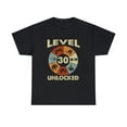 thumbnail image 2 of Level 30 Unlocked-30th Birthday Vintage Video Gamer T-Shirt, 2 of 2