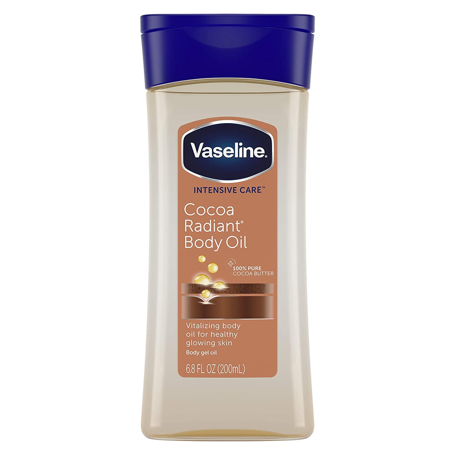 Vaseline Intensive Care Deep Conditioning Body Lotion, Cocoa Butter 6.8 oz, 2 Pack