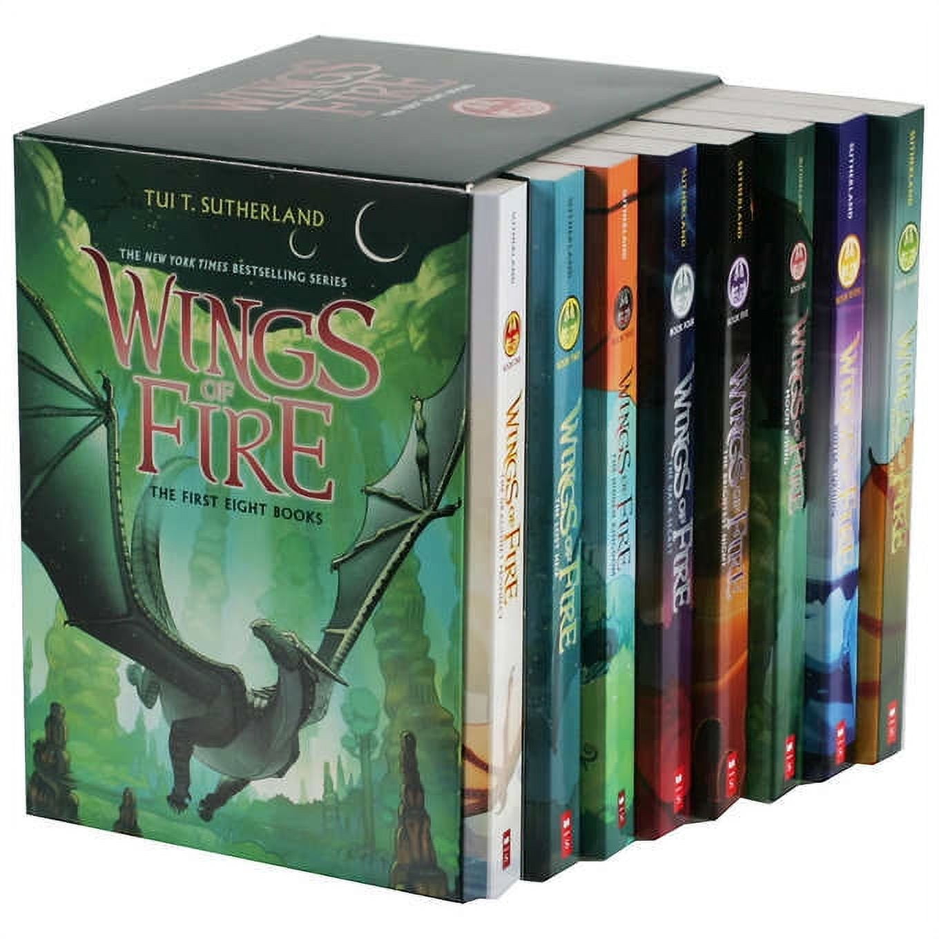 Wings of Fire Series Pack: Box Set of Books 1-8 by Tui T