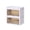 Double, variant on Ywmsfl Portable Wardrobe Closet with Magnet Doors Wardrobe for Clothes Storage Folding Armoire with Organizing Cubes