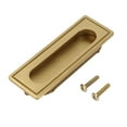 thumbnail image 2 of Poignée de Porte Coulissante, Poignée Encastrée, Tirette en Laiton, Tirette Plate Encastrée avec 2 Vis pour, Réutilisable, 2 of 8