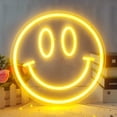 thumbnail image 1 of Smiley Face Neon Sign Dimmable Smiley Face Led Sign Smile Neon Sign For Wall Decor Smiley Face Decor For Bedroom Kids Room Smiley Neon Sign For Room D, 1 of 5