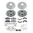 thumbnail image 2 of Power Stop Front and Rear Stock Replacement Brake Pad Rotor Drum and Shoe Kit KOE15528DK, 2 of 7
