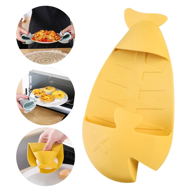 Heat-Resistant Oven Gloves - Thickened Non-Slip Kitchen Mitts for Microwave, Pot, and Baking