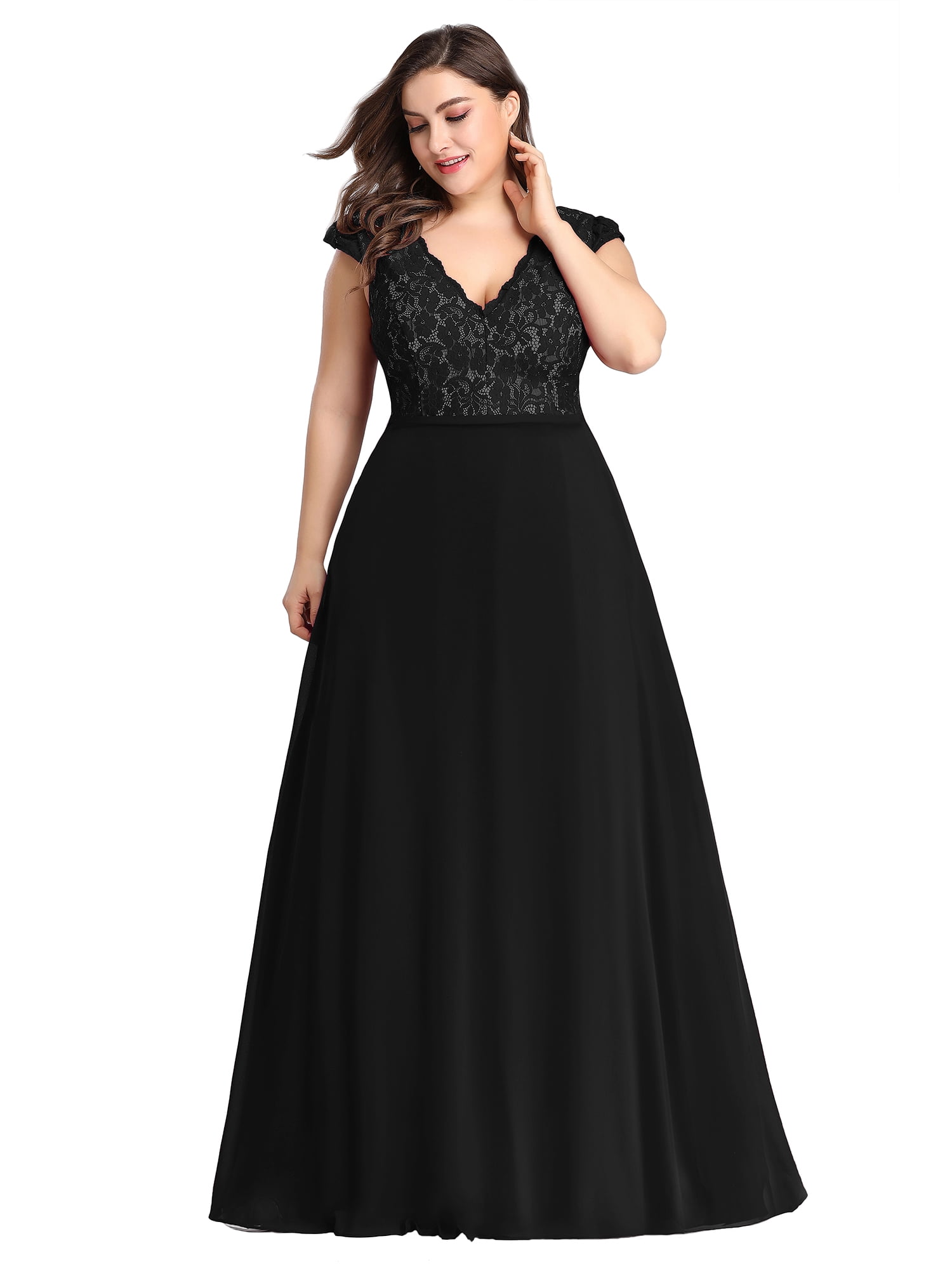 pretty long black dresses
