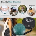 thumbnail image 3 of EASTROCK 12-Inch Steel Tongue Drum - 13-Note C Key Handpan with Bag, Mallets & Songbook for Meditation & Yoga&Party (Green), 3 of 8