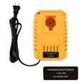 thumbnail image 2 of Cargador de batería WEIHJMXG DC9310 para batería de 7,2 V-18 V Nicad y Nimh color amarillo, 2 of 5
