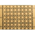 thumbnail image 1 of Ahgly Company Indoor Rectangle Abstract Brown Modern Area Rugs, 6' x 9', 1 of 4