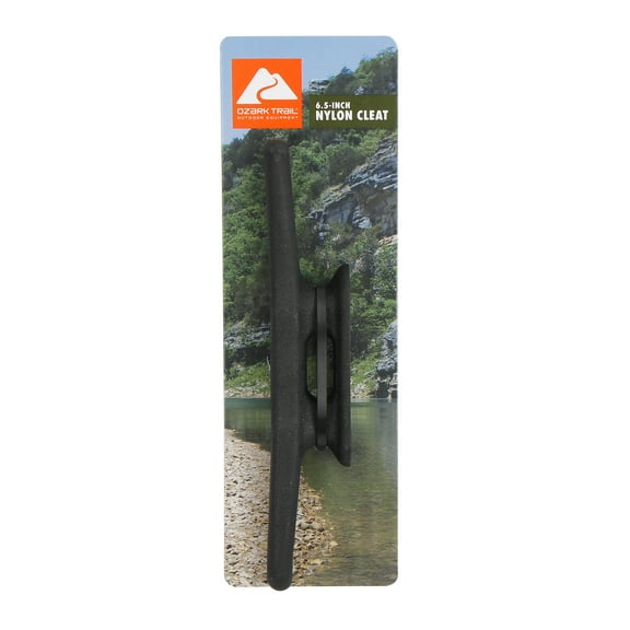 Ozark Trail 6.5-inch Nylon Cleat, 0.56 lbs, Black, New