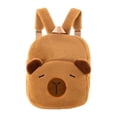thumbnail image 4 of HJYCHN Preschool Backpack for Girls Cute Cartoon Plush Toy Storage Daypack for Kids Girls Boys 5-15 Years Backpack for School Brown One Size, 4 of 4