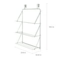 thumbnail image 5 of Mainstays 3-Tier Steel Over-the-Door Clothes Drying Rack, Silver, 5 of 9