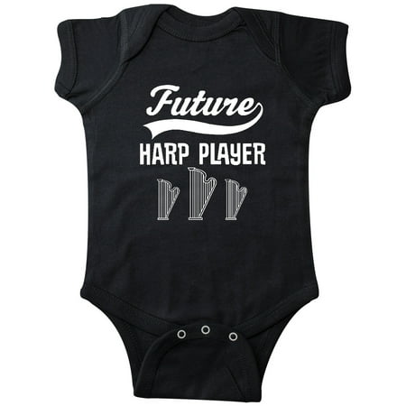 

Inktastic Future Harp Player Music Gift Gift Baby Boy or Baby Girl Bodysuit