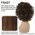 thumbnail image 5 of Vivica Fox Whitney Human Hair Wig, FS4 27 Medium Dark Brown frosted with Honey Blonde, 5 of 5