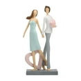thumbnail image 2 of Estatua de pareja Macarena escultura de amantes figura moderna resina estilo A, 2 of 8