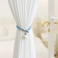 thumbnail image 1 of Par de correas de perlas de noche para fijar cortinas, cuerda de almacenamiento de lujo ligera, hebilla para atar, correa de cuerda para plegar, 1 of 6